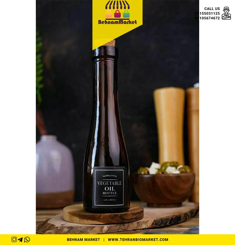 بطری قهوه ای نیزه ای کوچک