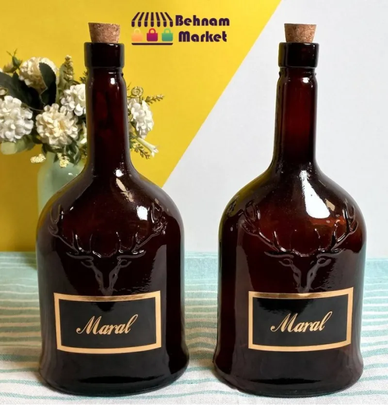 بطری قهوه ای مارال