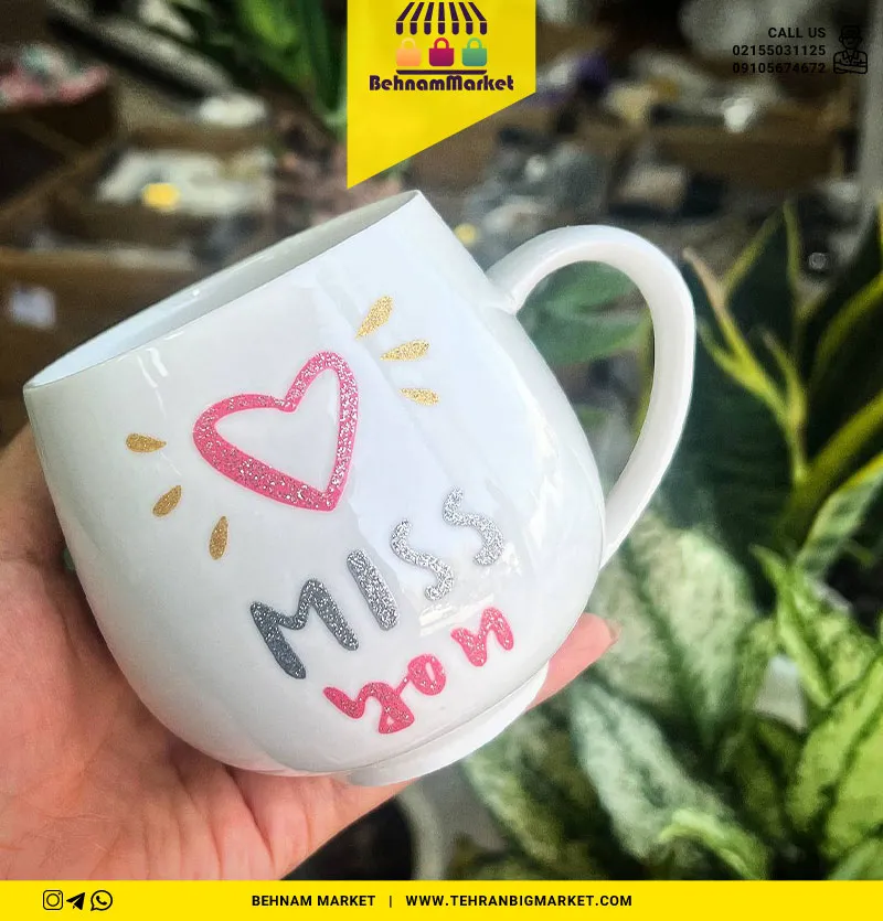 ماگ سفید نوشته دار missوlove