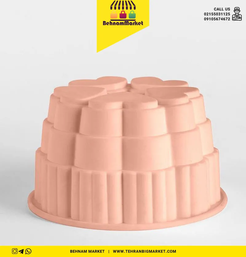 قالب ژله قلب سایز متوسط