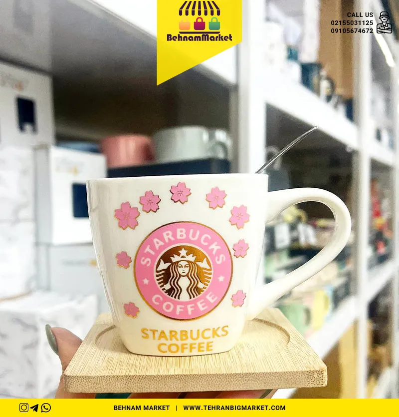 ماگ استار باکس زیره چوبی