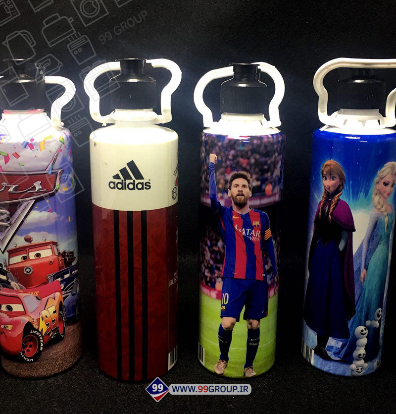 فروش عمده قمقمه آب طرح دار