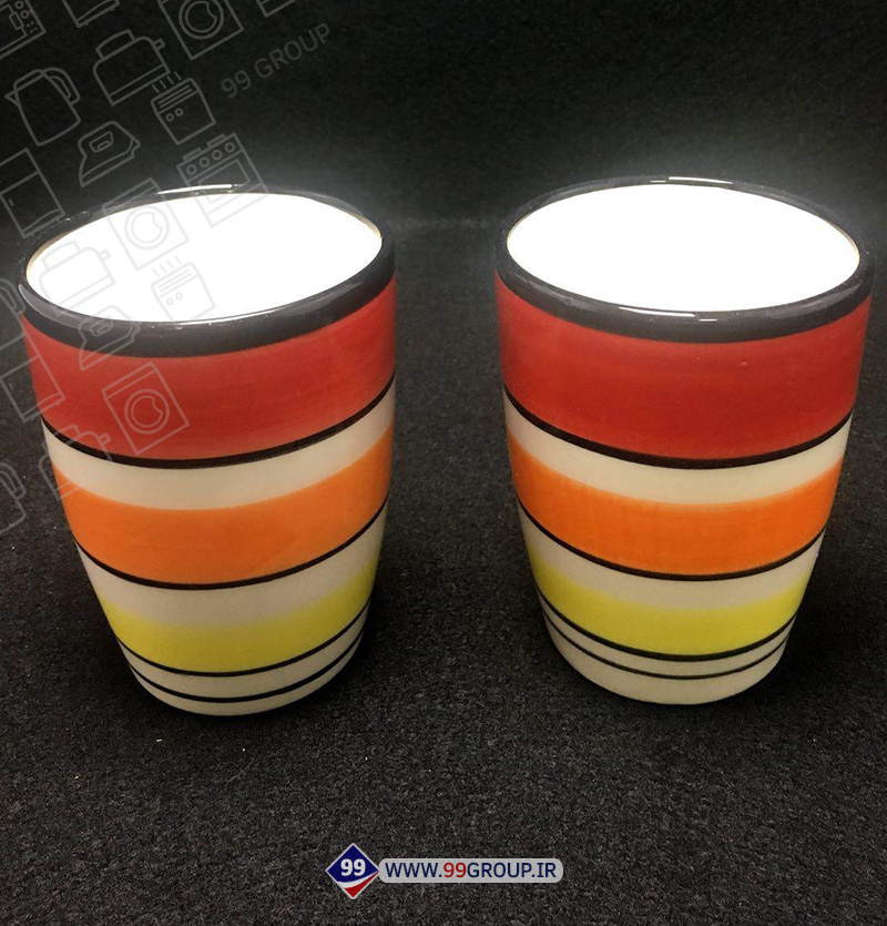 فروش عمده ليوان حاشیه دار تک جعبه