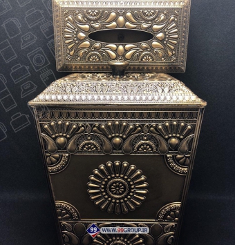 فروش عمده سطل و دستمال طلايی