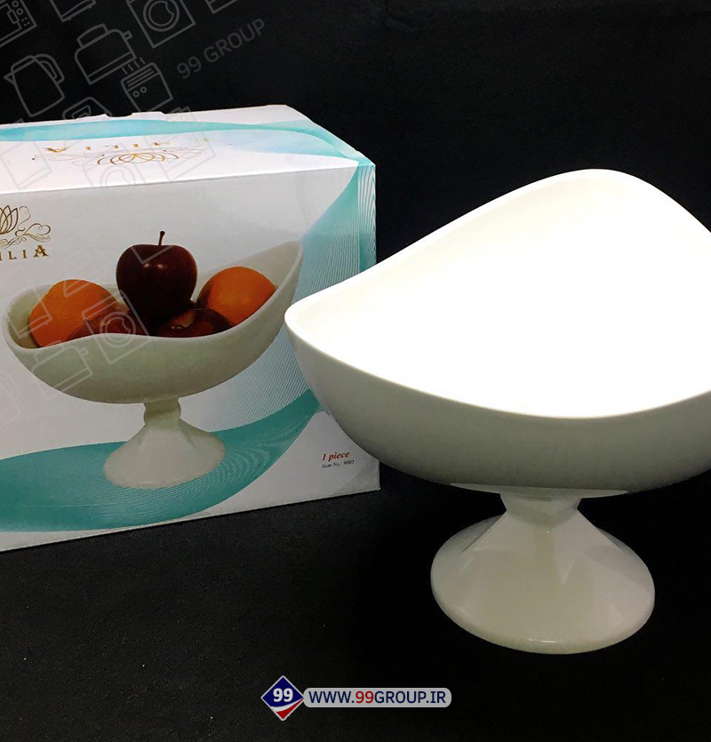 فروش عمده کاسه میوه منحنی پایه دار