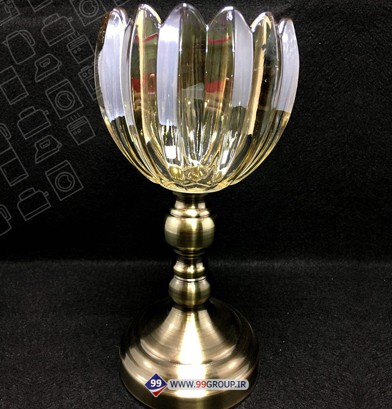 فروش عمده شمعدان متوسط پايه فلز