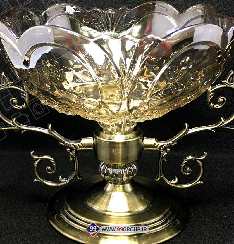 فروش عمده ظرف ميوه خوری پايه فلز