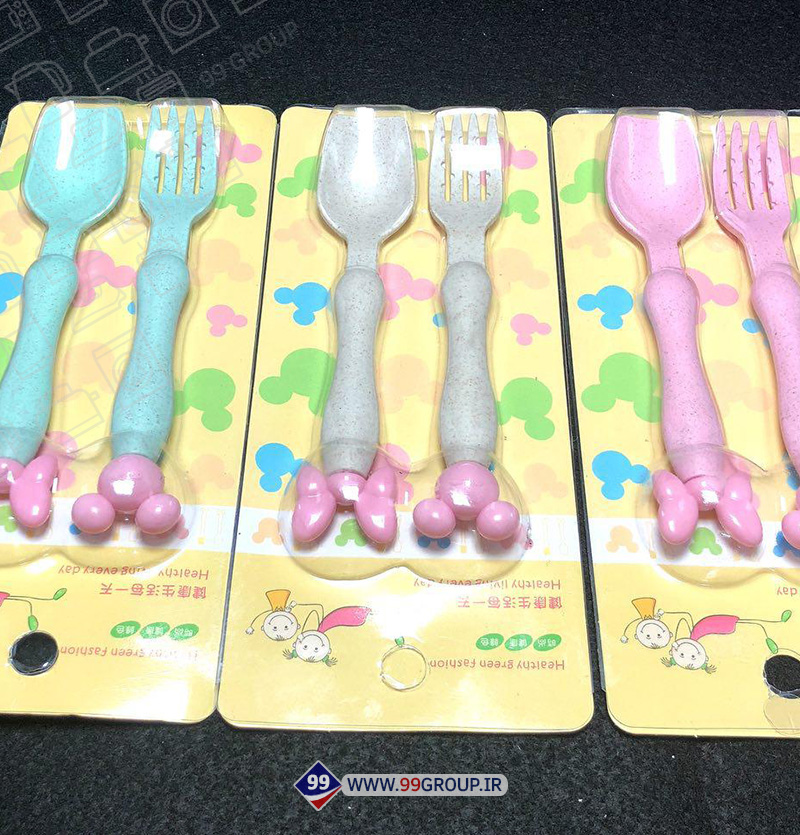 فروش عمده ست قاشق و چنگال كودک