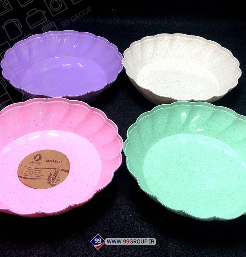 فروش عمده خورشت خوری الياف گندم طرح دالبری گرد