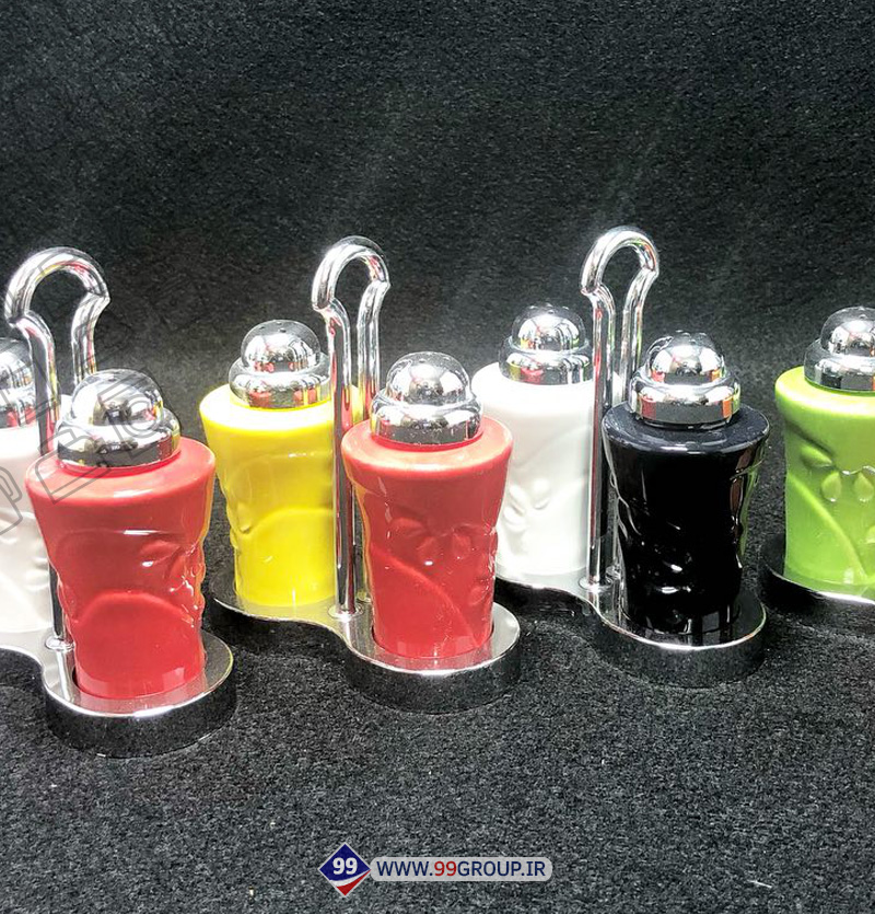 نمكدان جفتی زيره دار