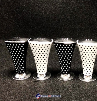 نمكدان ٦ عددی خالدار