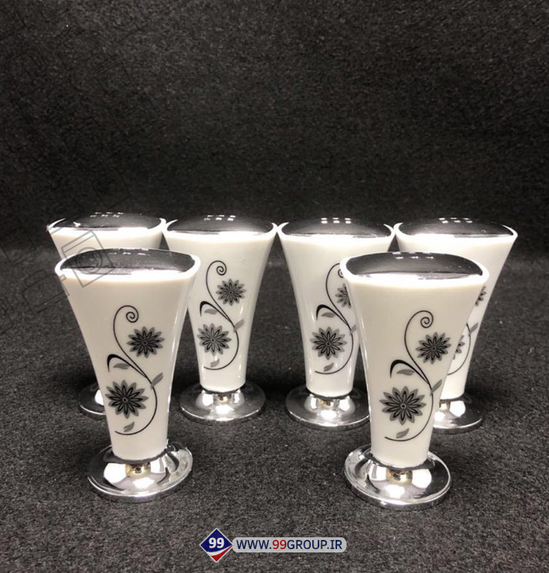 نمكدان ٦ عددی گلدار