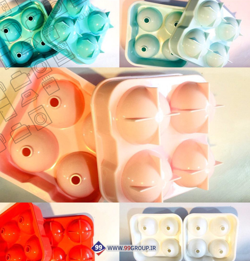 قالب يخ كروى جفتى کد 9003