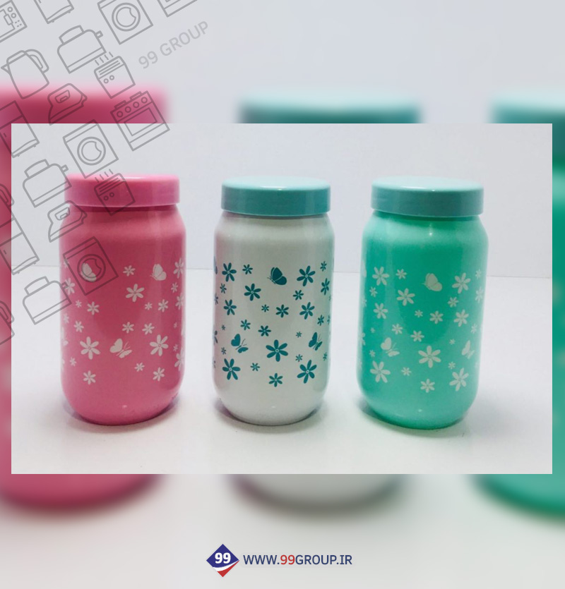 بانكه طرح شكوفه سايز ١ ليتر