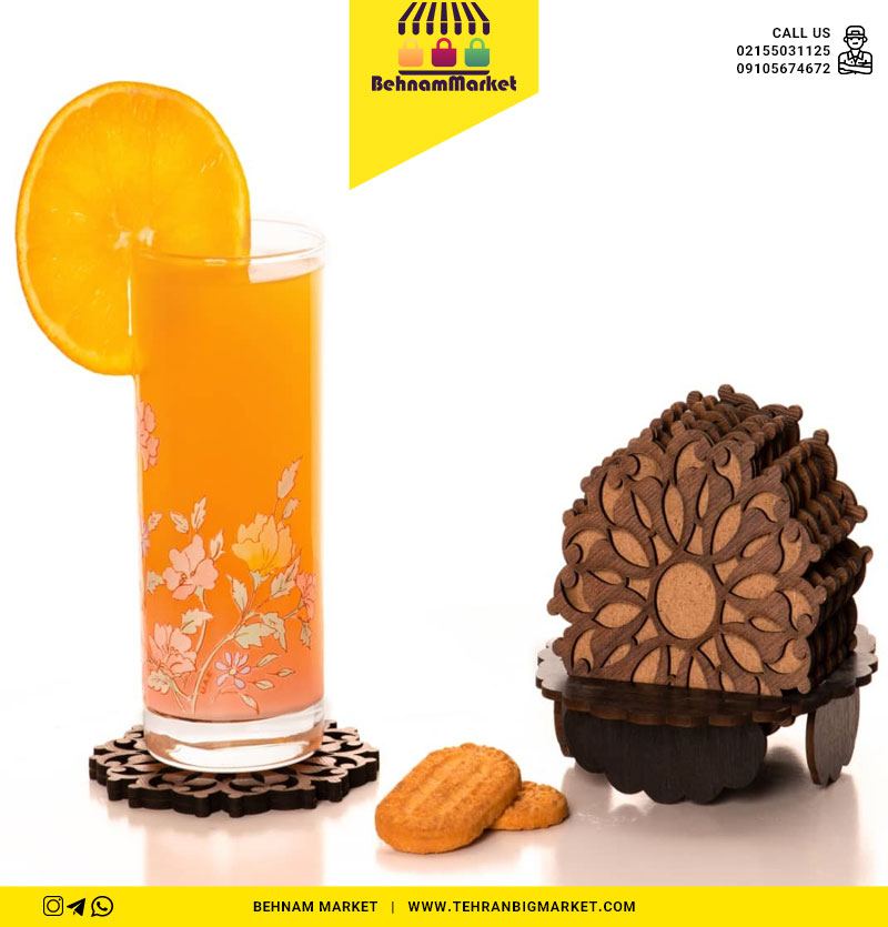 زیر لیوانی دوبل ۶تایی