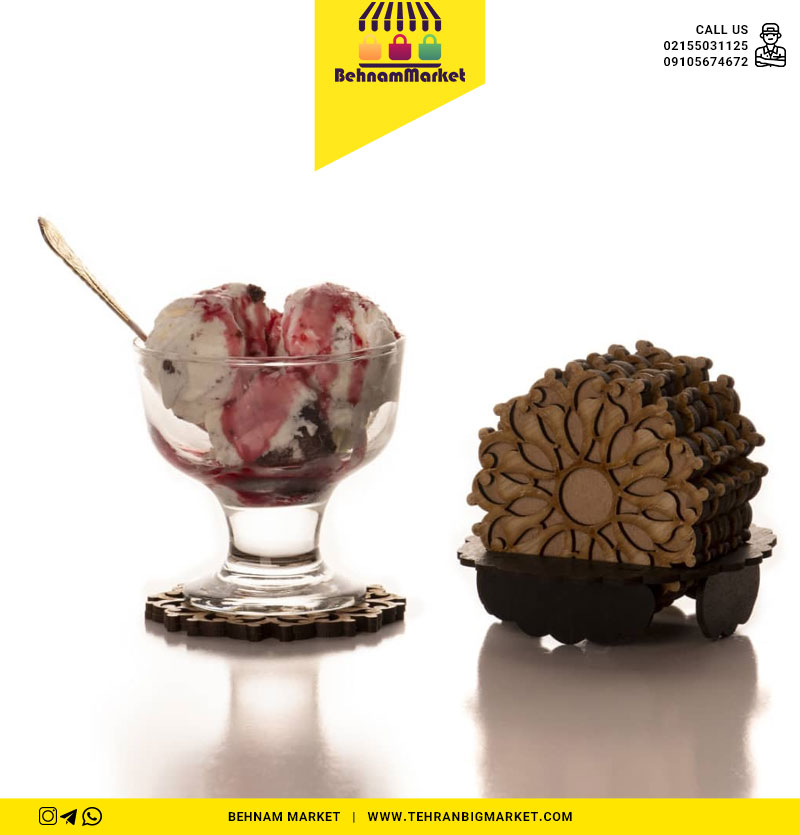 زیر لیوانی دوبل ۶تایی