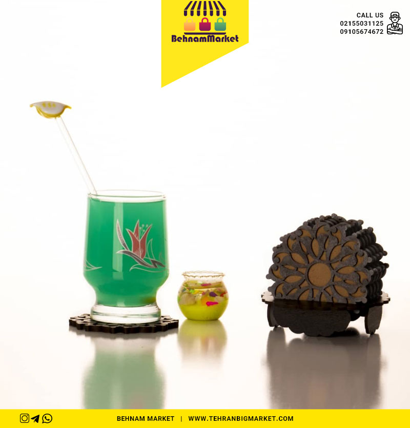 زیر لیوانی دوبل ۶تایی