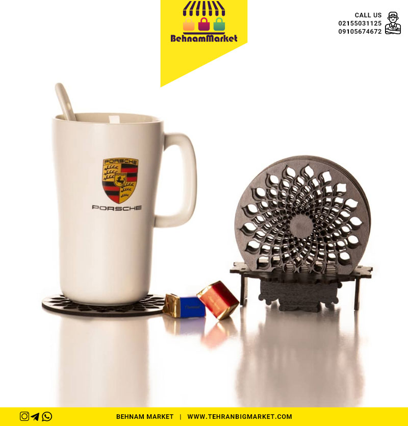 زیر لیوانی تک ۶تایی