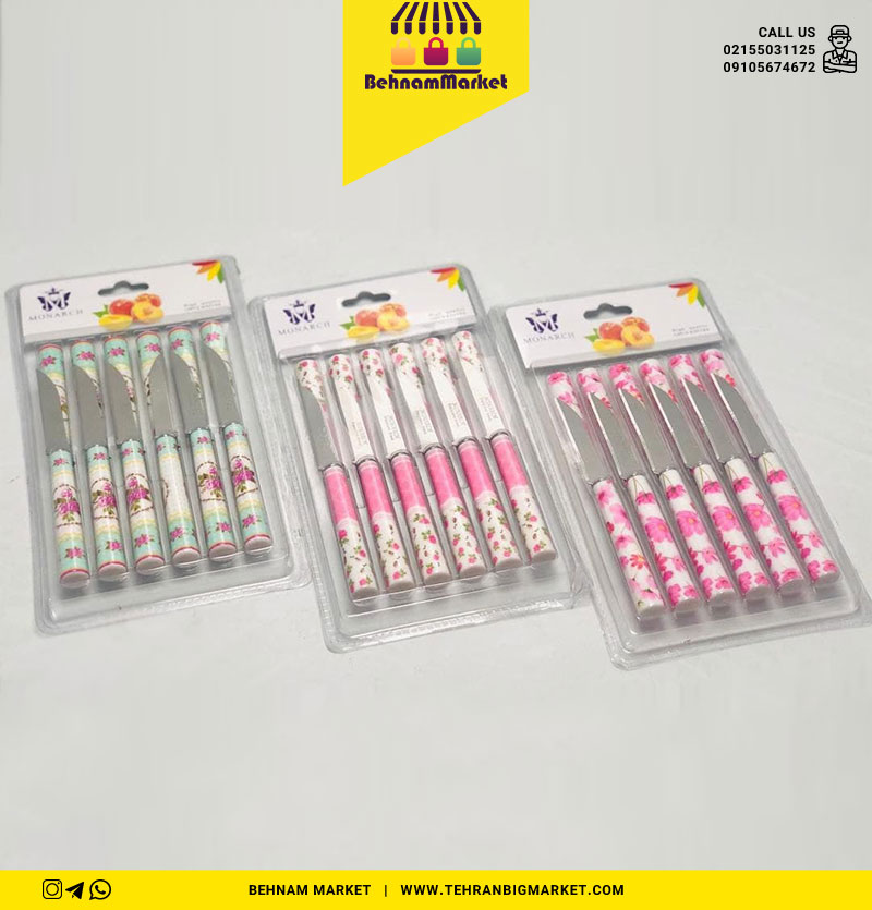 کارد میوه خوری ۱۲ عددی