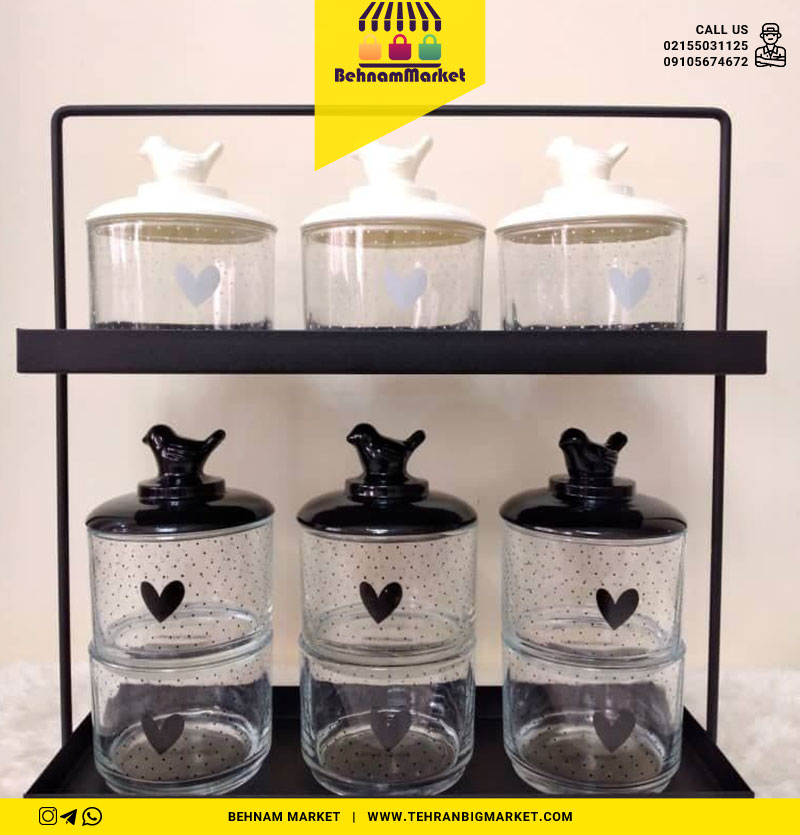 استند دو طبقه مستطیل