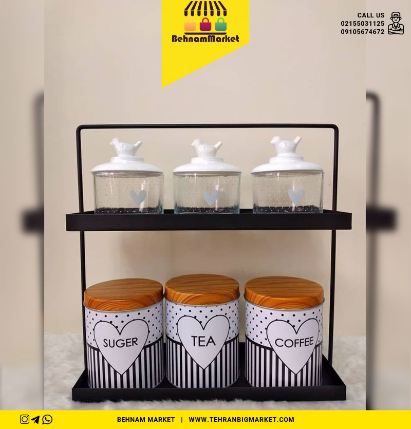 استند دو طبقه مستطیل