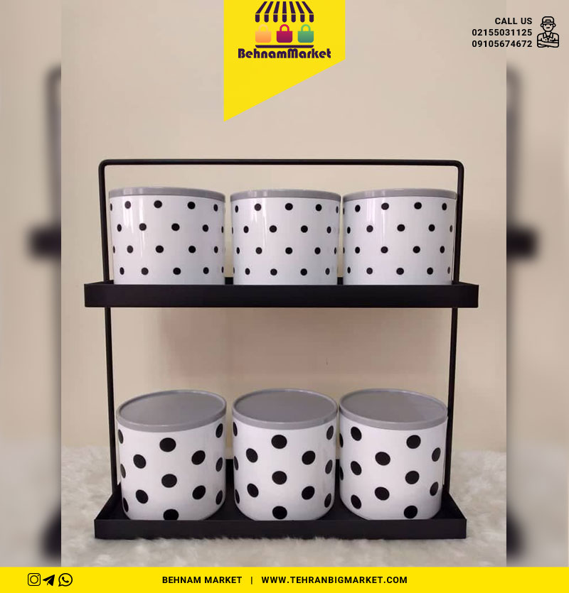 استند دو طبقه مستطیل