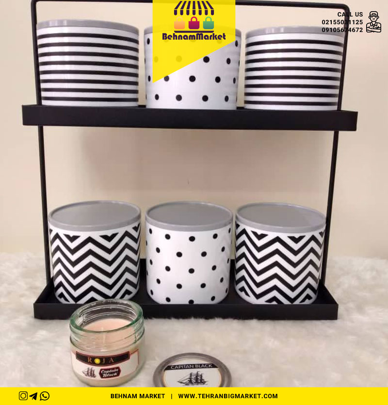 استند دو طبقه مستطیل