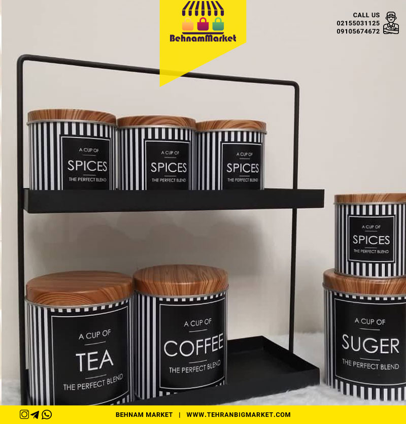 استند دو طبقه مستطیل