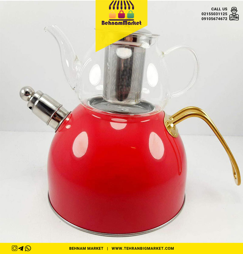 کتری و قوری سوتی رنگی