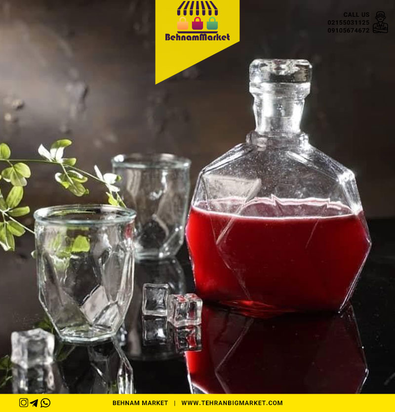 بطری شیشه ای تزئینی