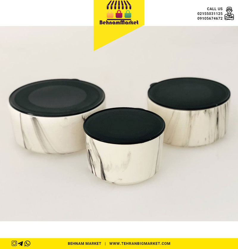 ظرف سه تیکه سرامیک