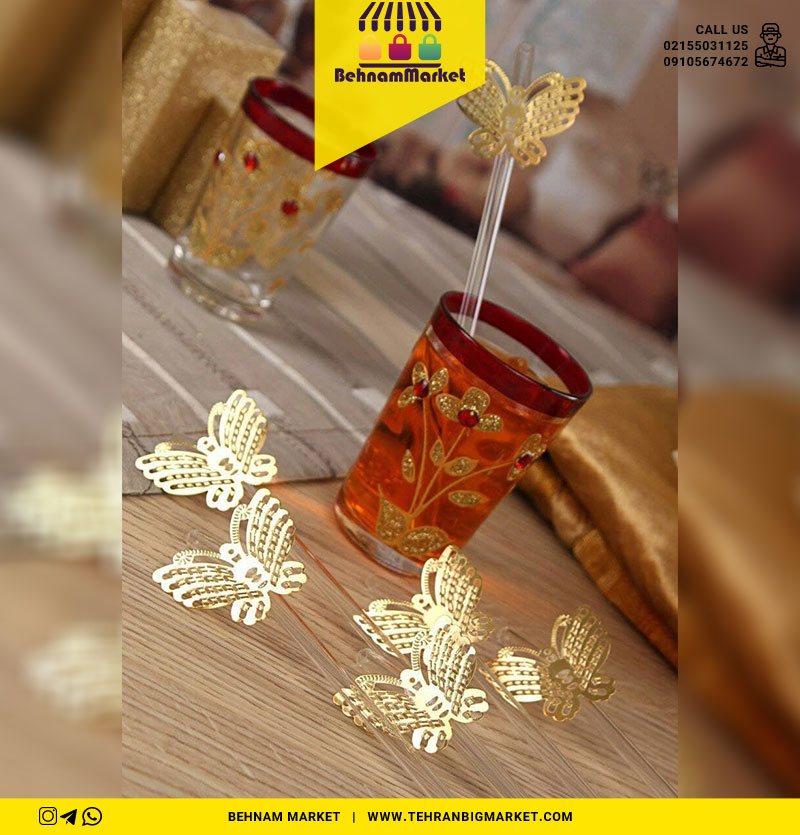 نی شربت پروانه و برگ