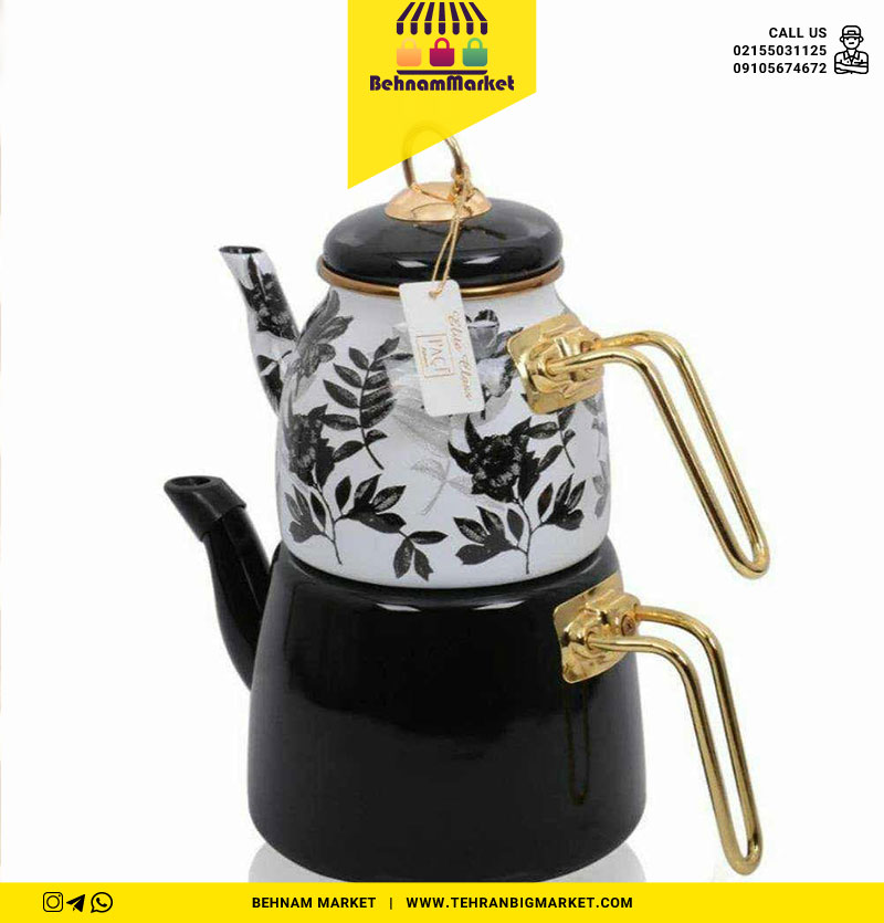 کتری قوری ترک پاچی طرح دار