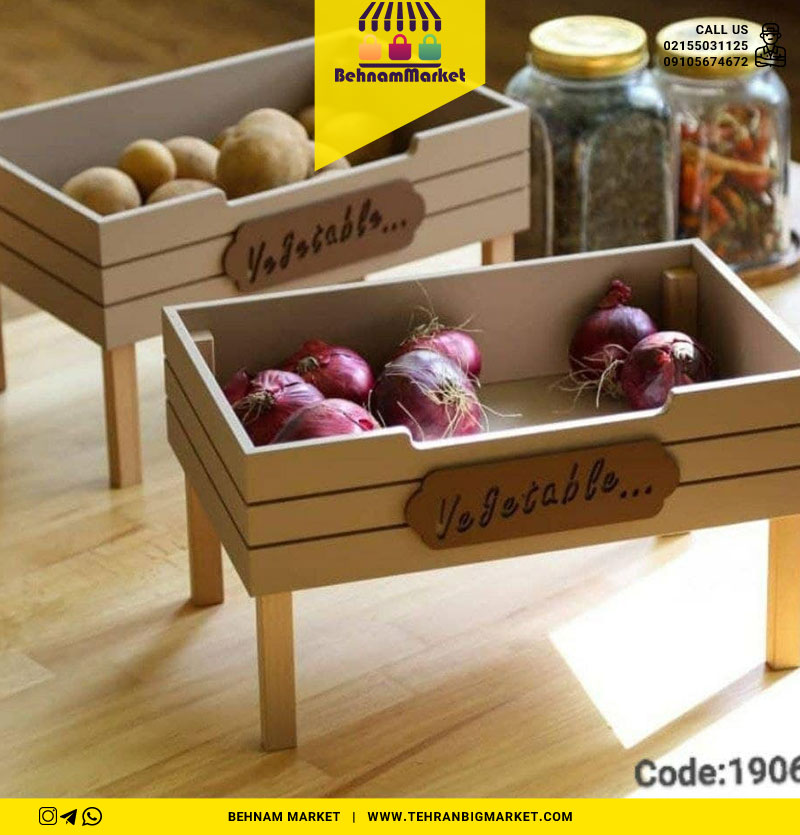 جا پیاز و سیب چوبی