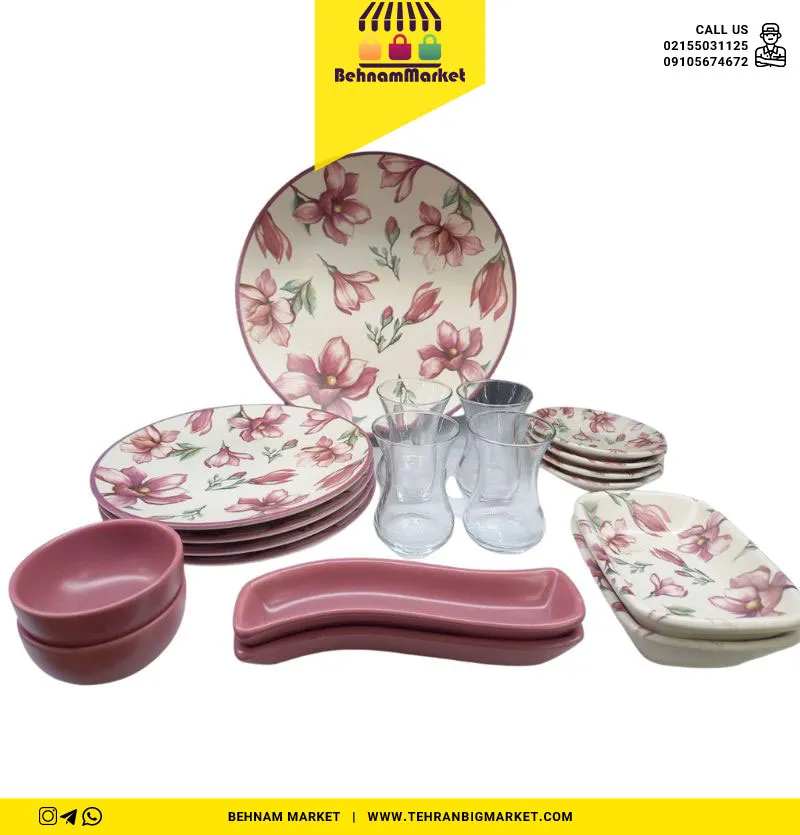 سرویس صبحانه خوری 4 نفره سرامیکی