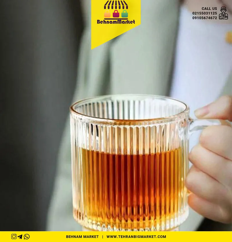 لیوان دسته دار تیام ۶ عددی