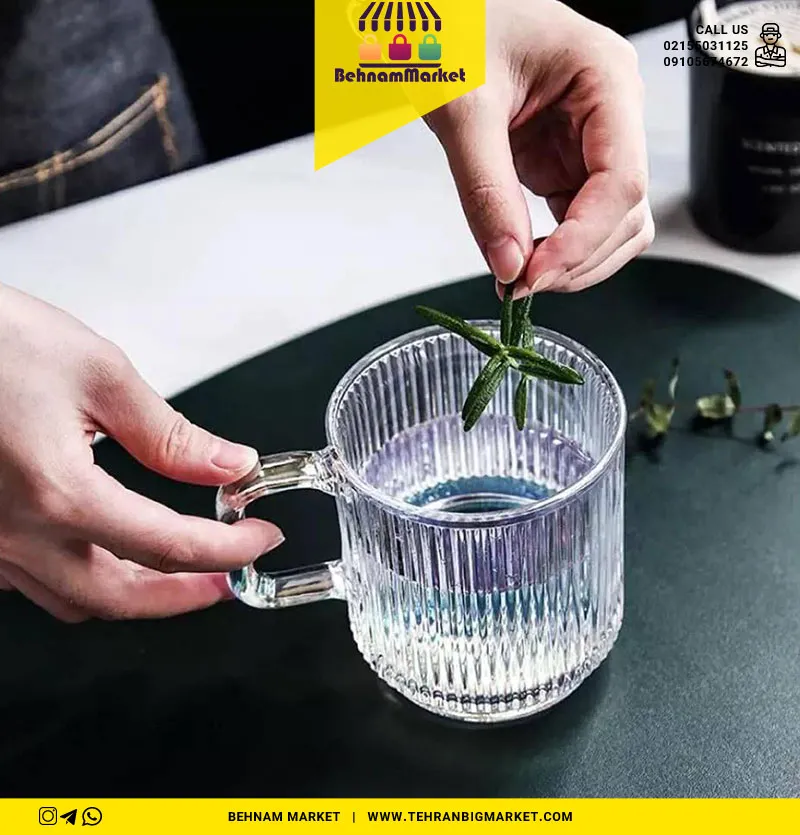 لیوان دسته دار تیام ۶ عددی