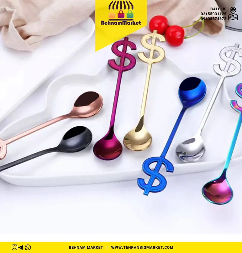 قاشق ۶عددی دلار