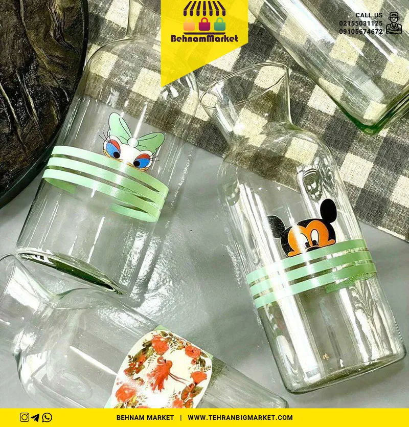 بطری اسموتی طرح دار الشن