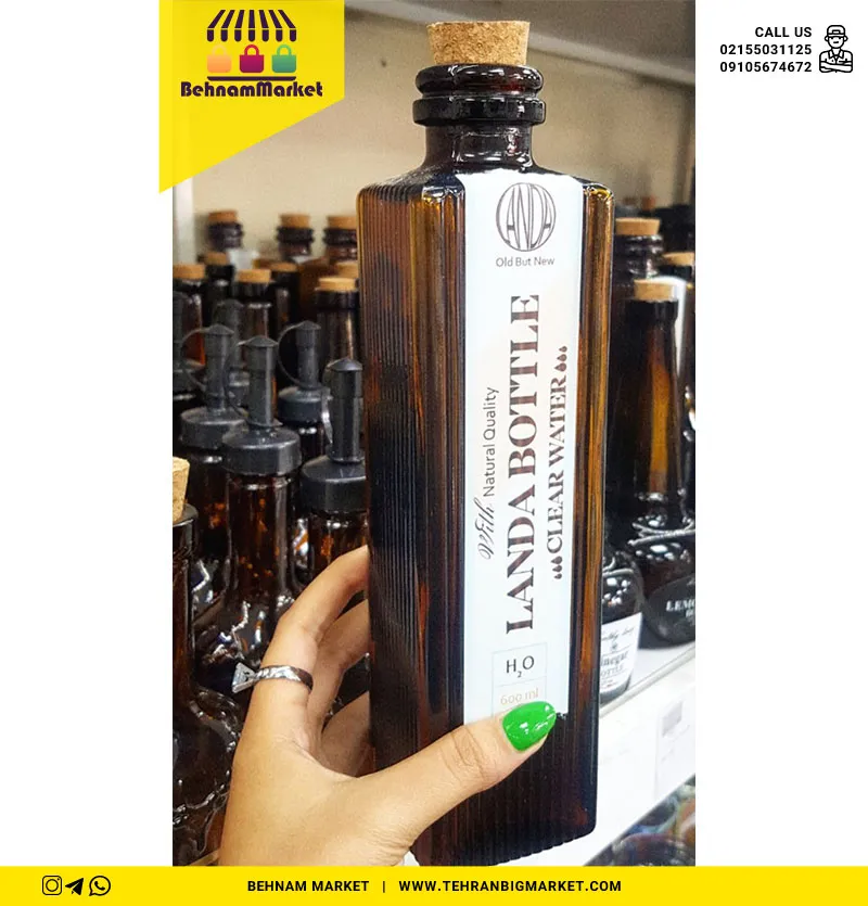 بطری قهوه ای لاندا 600 میل