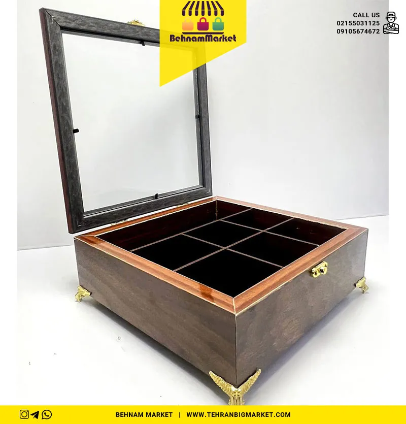 تیبگ ۷ خانه پایه دار قفل دار