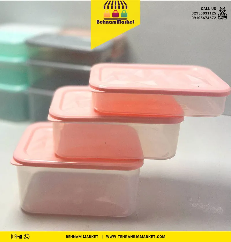 ظرف ۳تکه الماسی