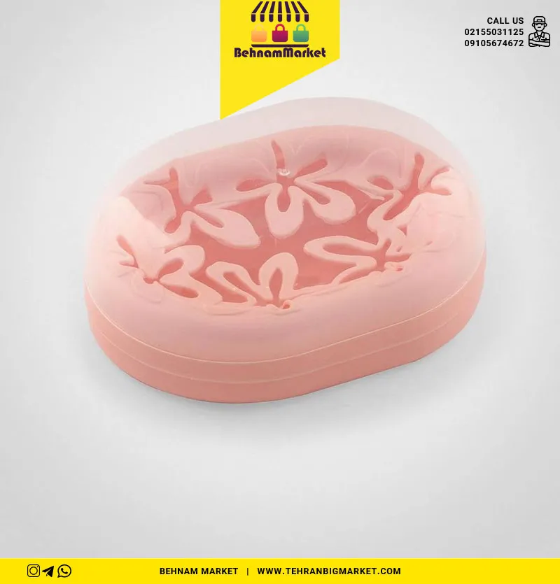 جا صابونی طرح گل