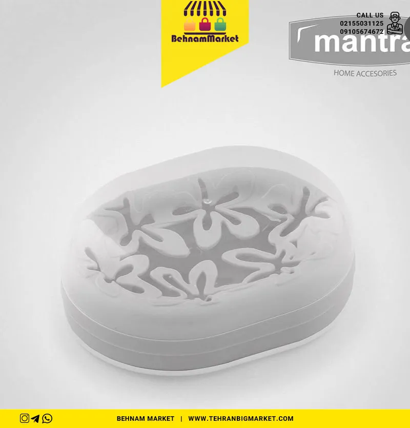 جا صابونی طرح گل