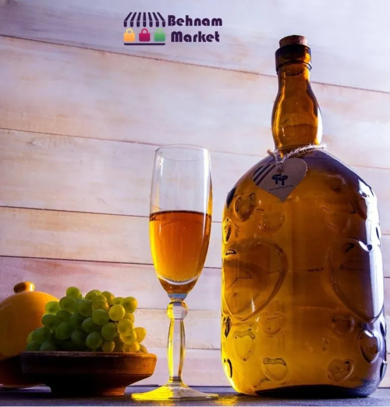 بطری آبغوره قهوه ای