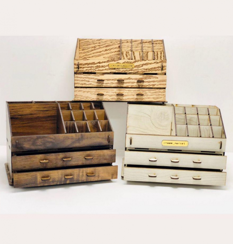 استندلوازم آرایش چوبی